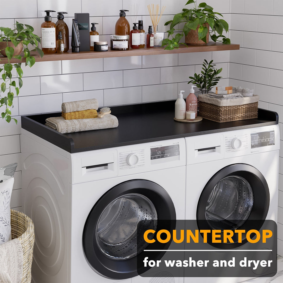 washer dryer countertop