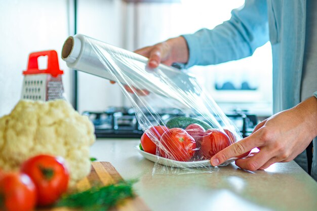 Kitchen wrap store dispenser storage