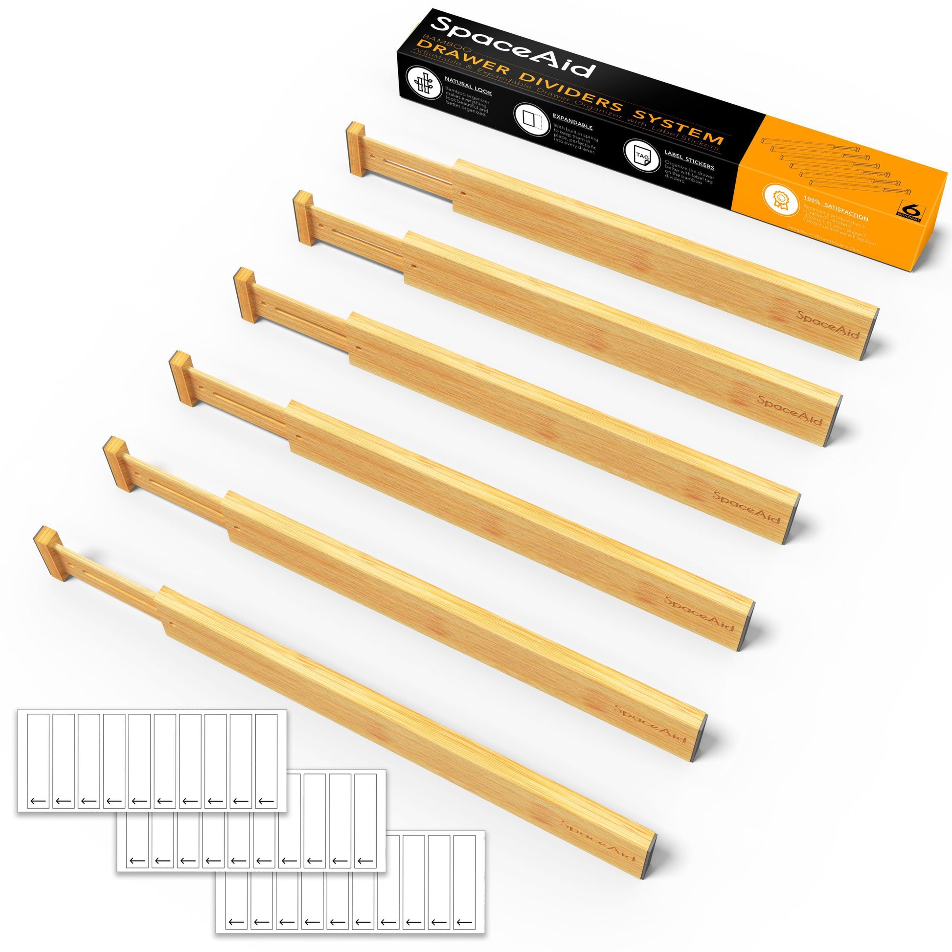 Bamboo Drawer Organizer