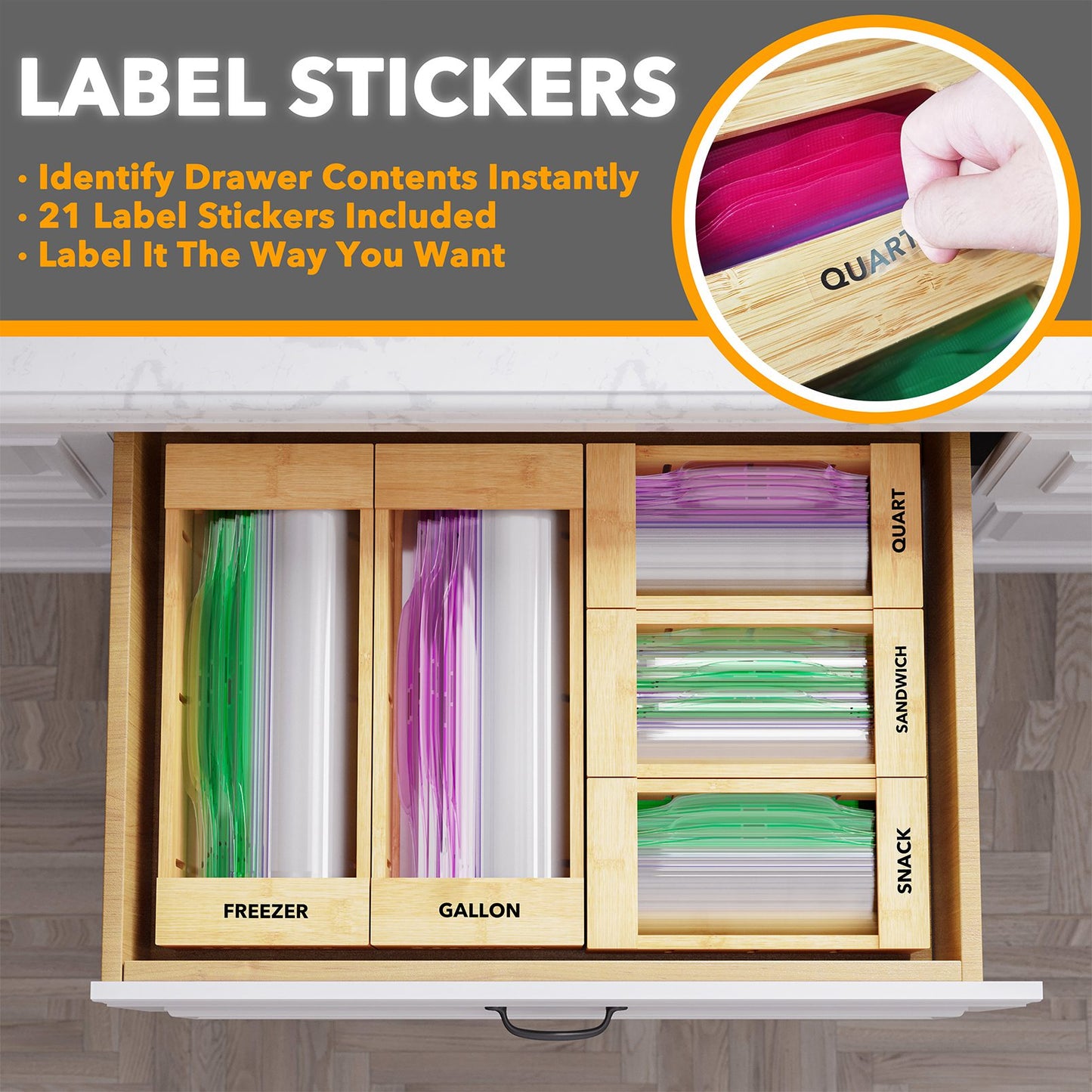 SpaceAid bag organizer storage