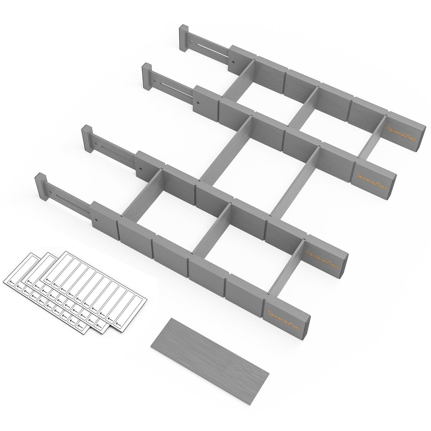 SpaceAid Bamboo Kitchen Drawer Dividers