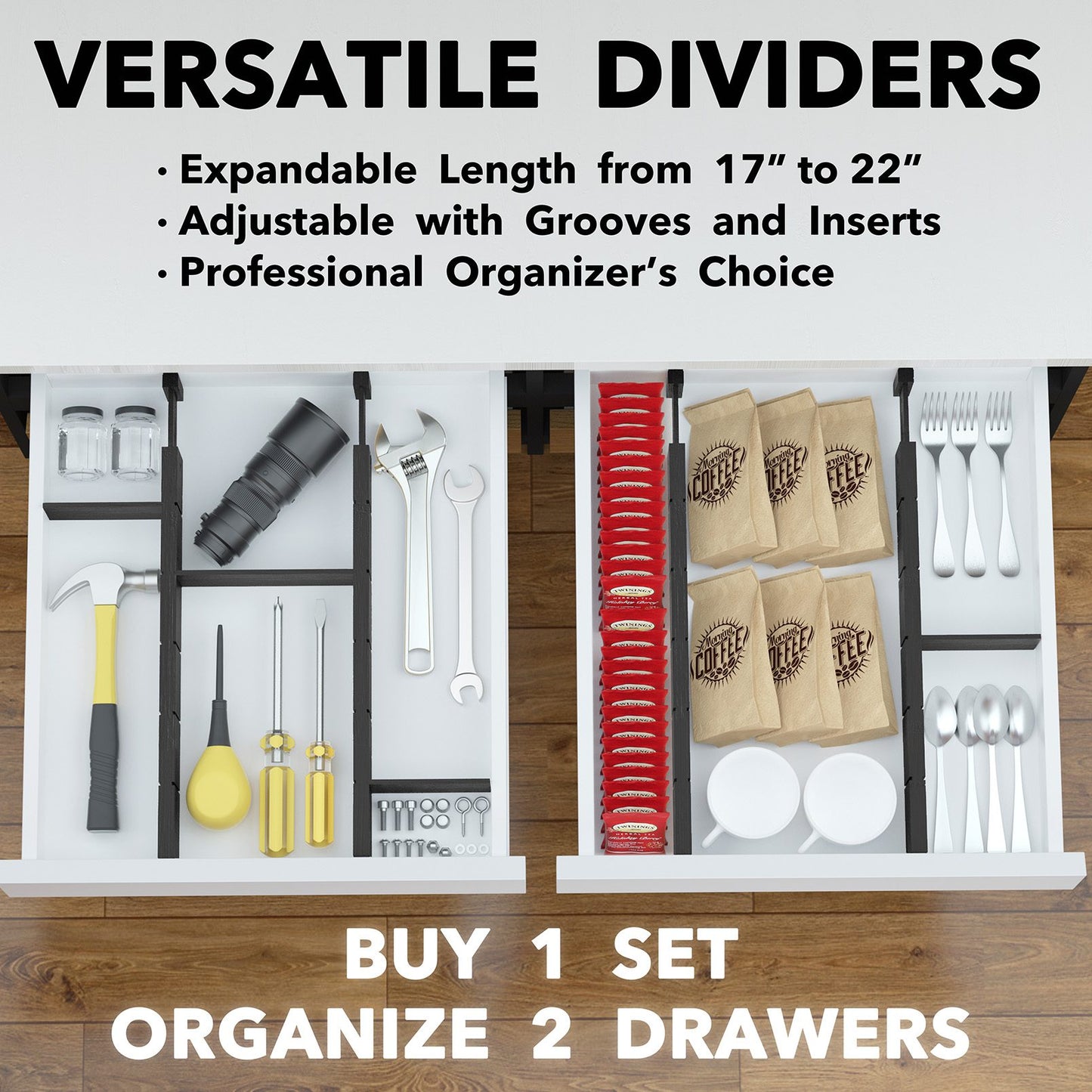 bamboo drawer divider