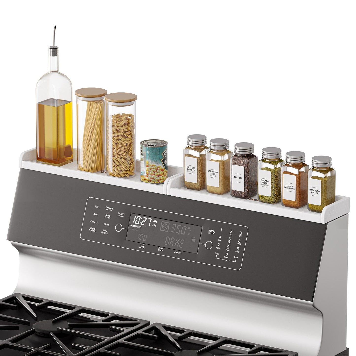 SpaceAid over the stove shelf
