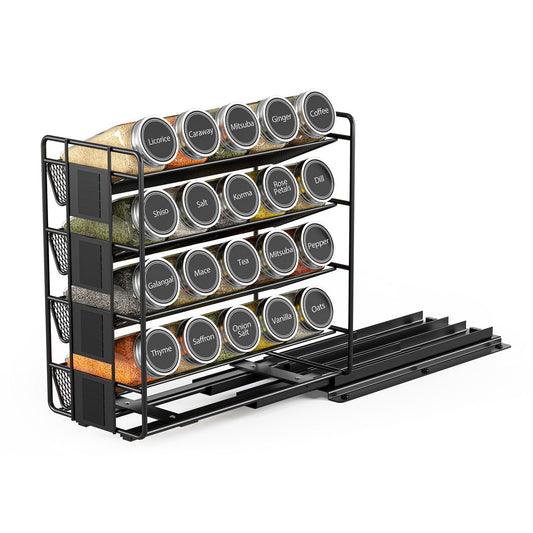 Kitchen Cabinet Pull Out Spice Rack