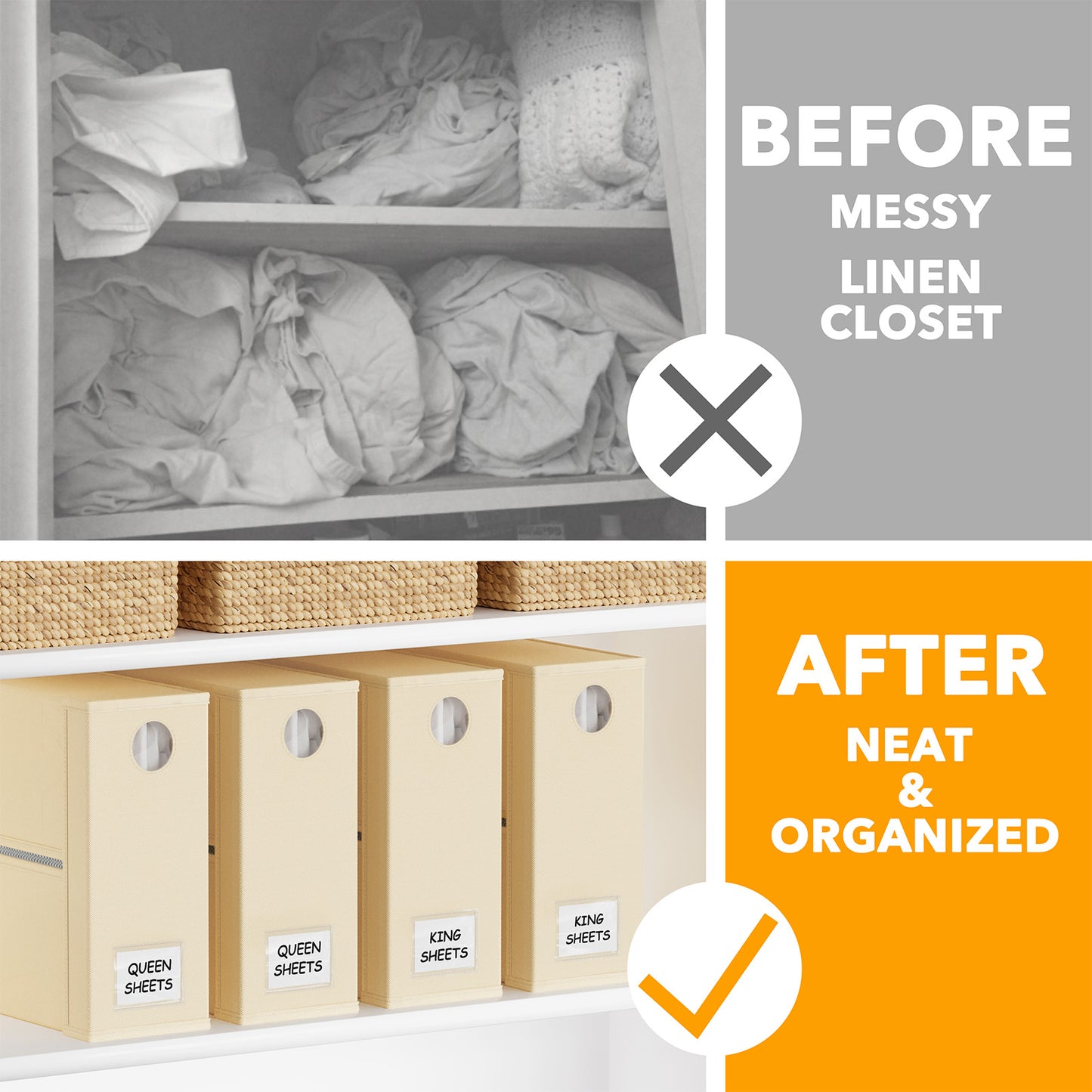 Foldable Bed Sheet Organizer