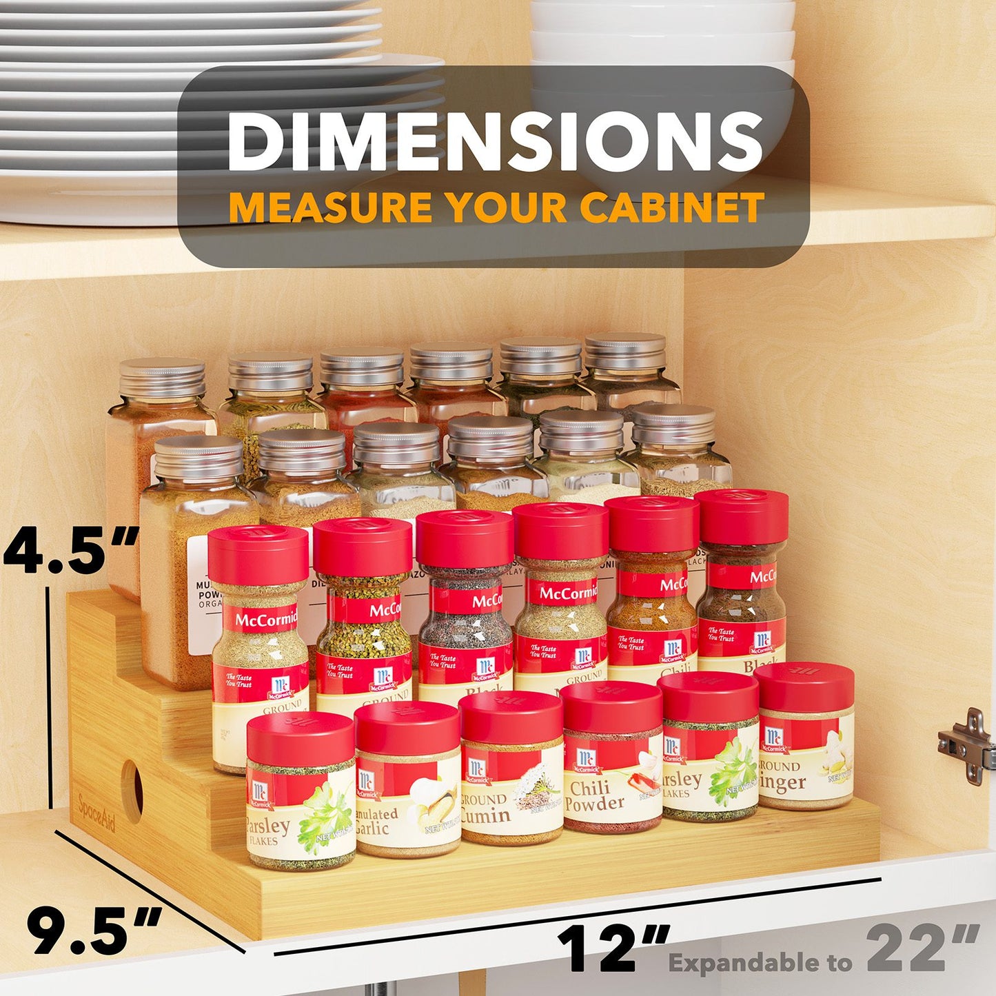 ladder spice rack