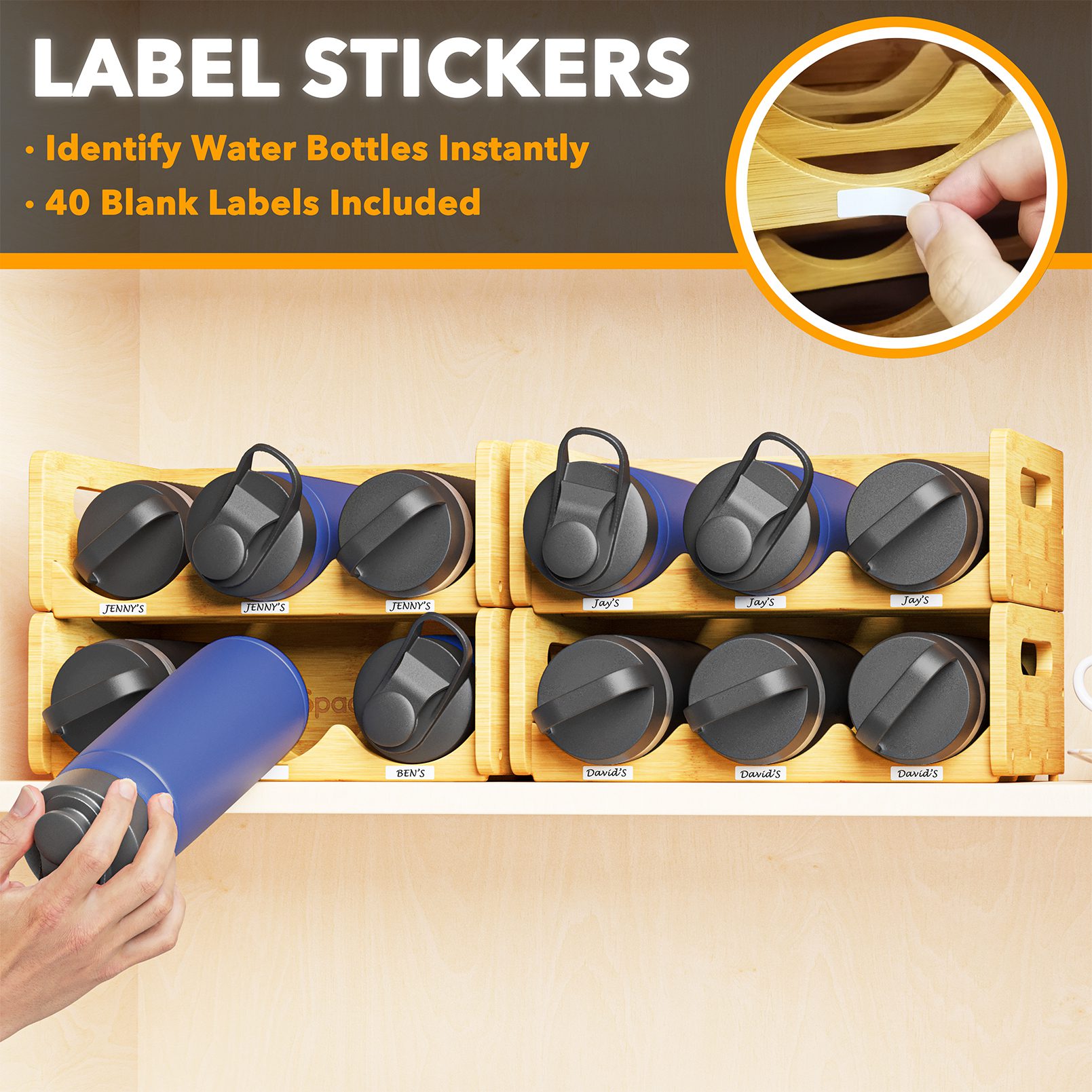 Best water bottle organizer