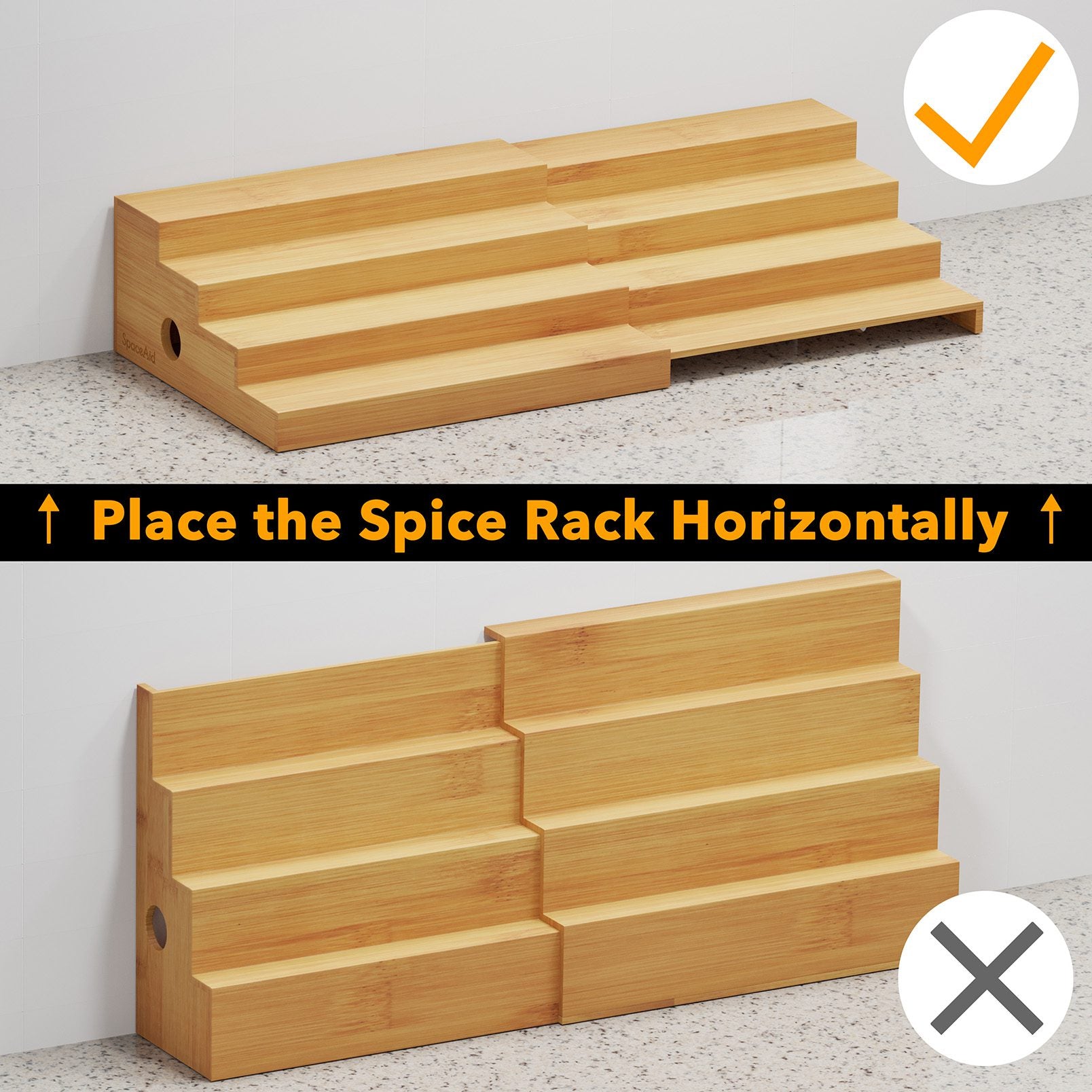 ladder spice rack
