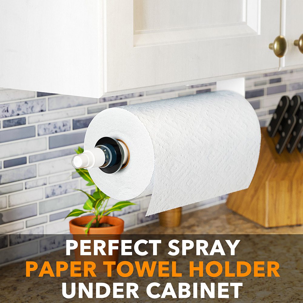 SpaceAid white paper towel holder