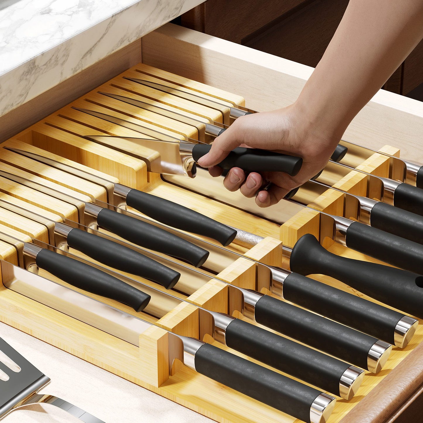 knife drawer organizer