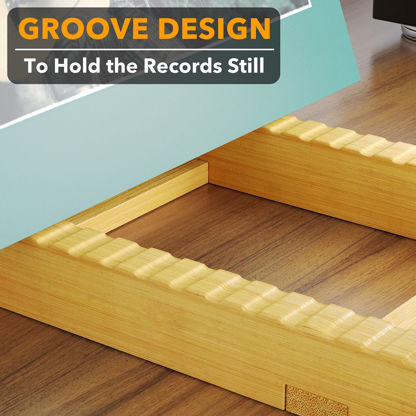 SpaceAid vinyl record organizer
