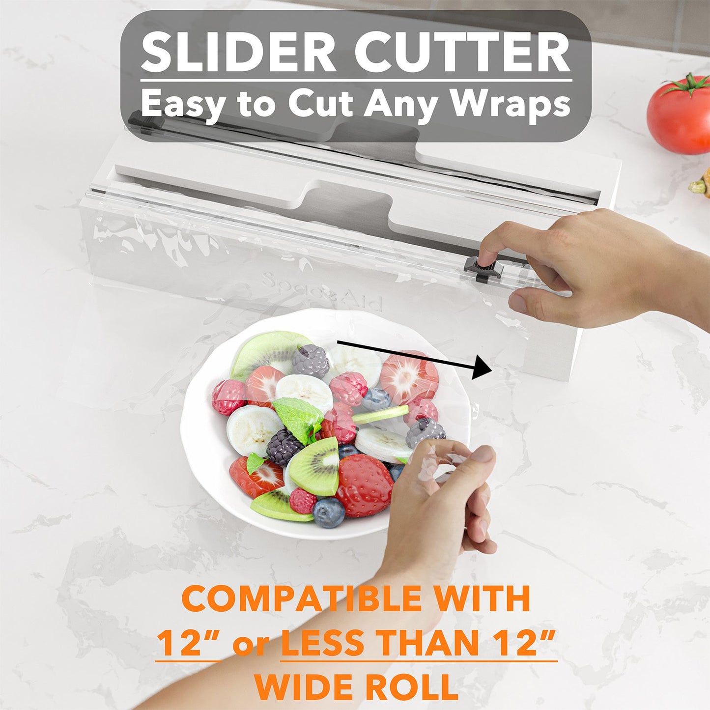 foil and plastic wrap organizer