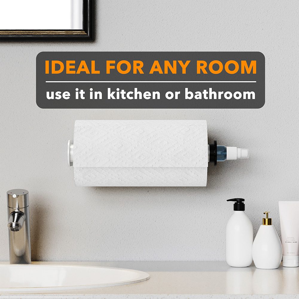 SpaceAid white paper towel holder