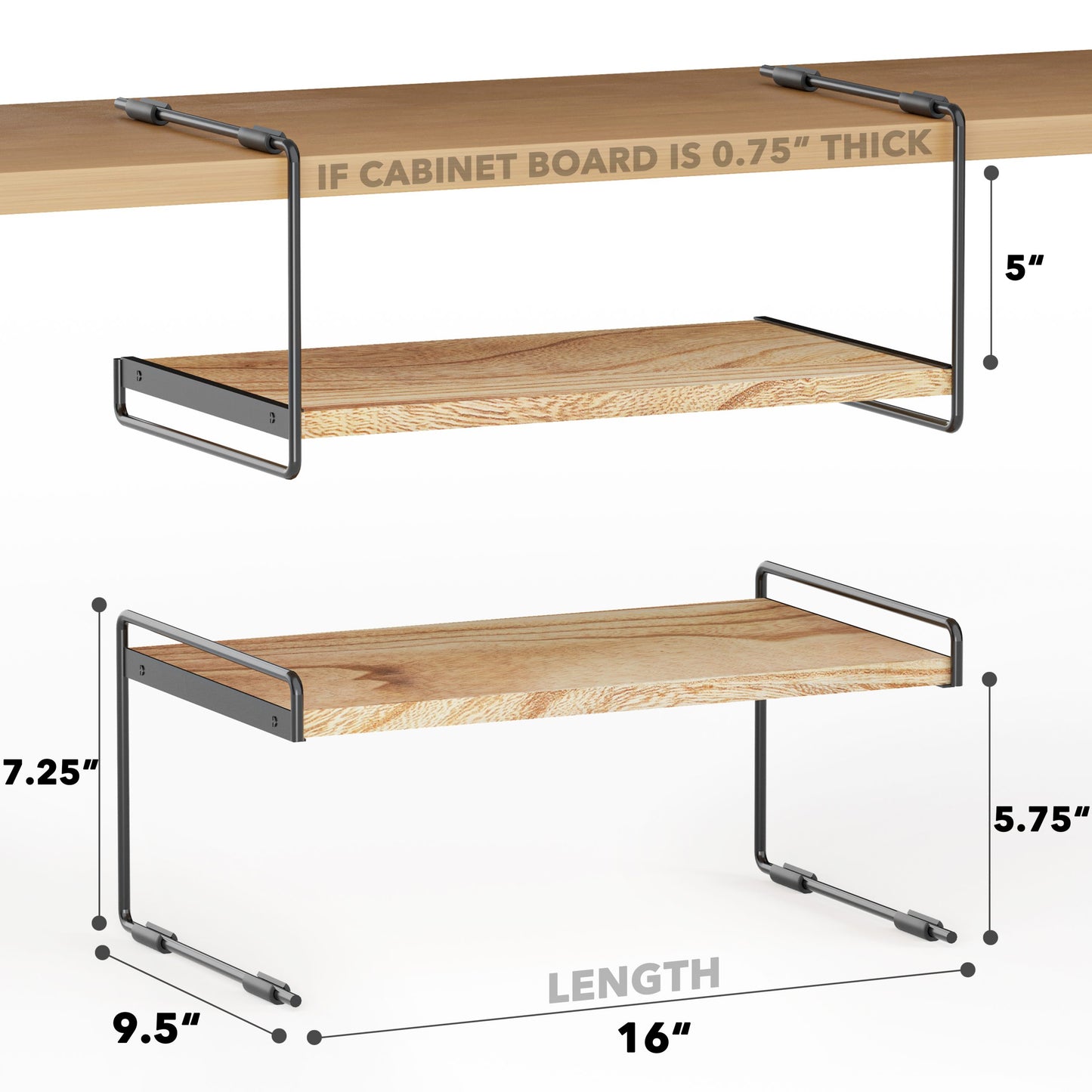 SpaceAid kitchen cabinet shelf