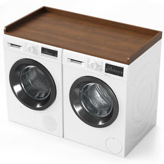 SpaceAid Shelf Over Washer and Dryer, Brown Wood SpaceAid Shelf Over Washer and Dryer, Brown Wood