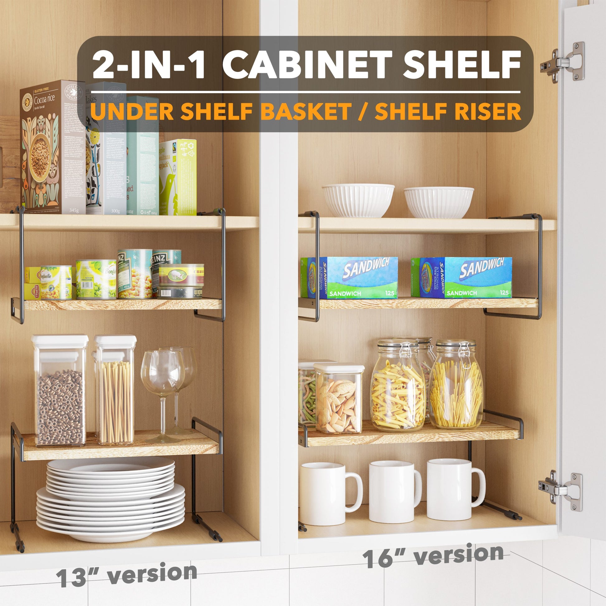 Cabinet Shelf Organizers