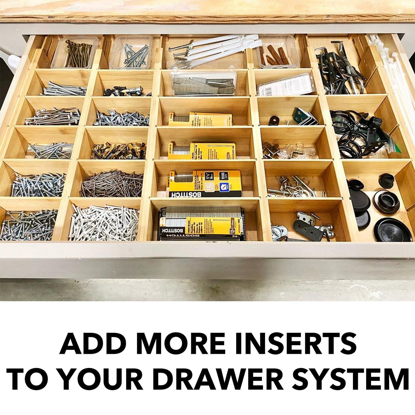 bamboo drawer divider inserts