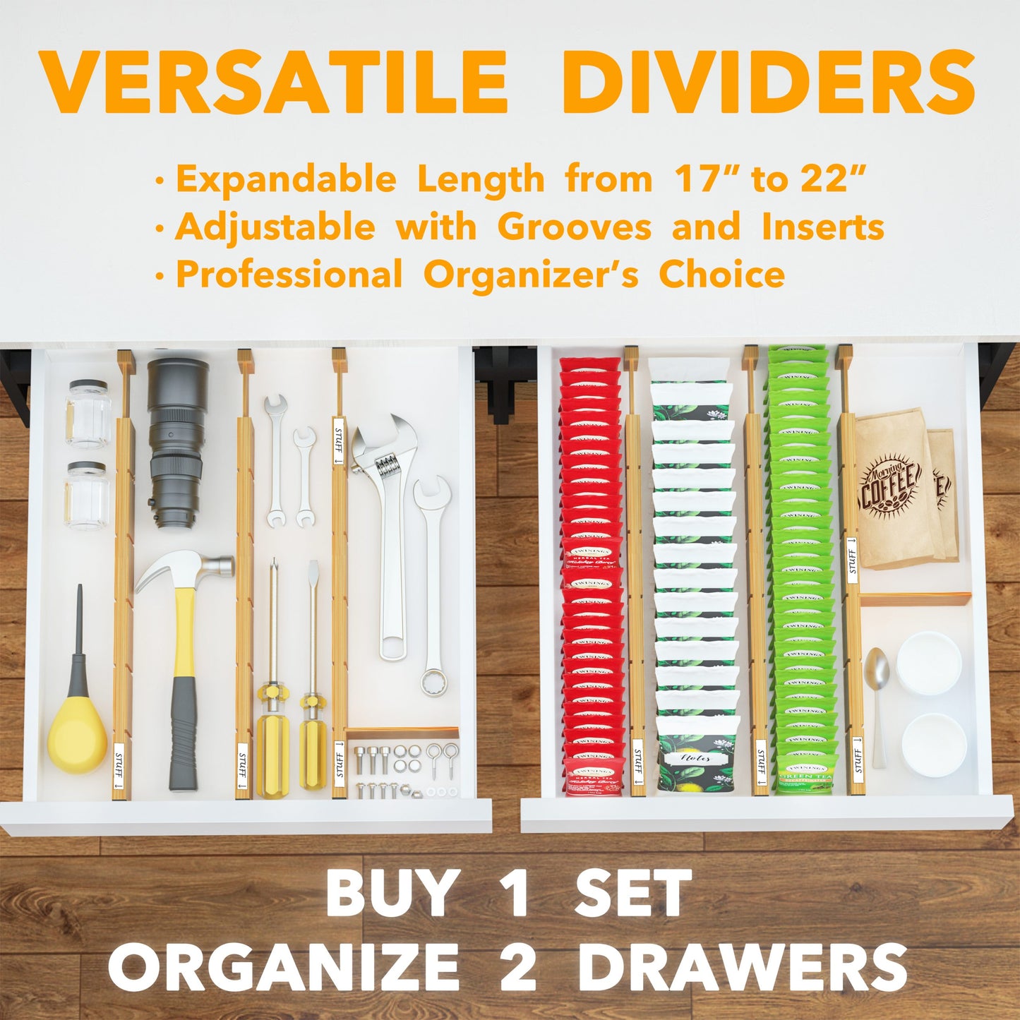 expandable drawer dividers