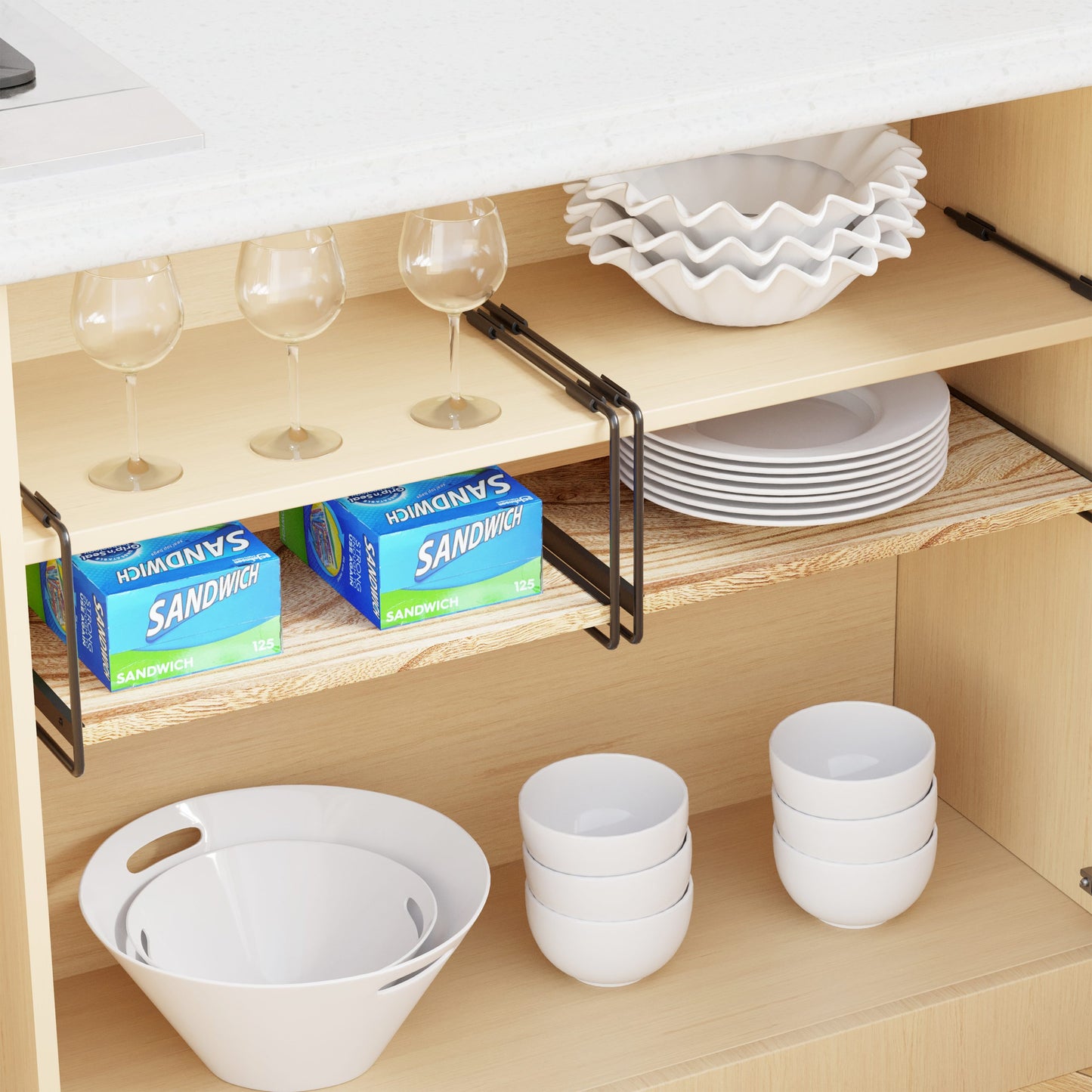 SpaceAid kitchen cabinet shelf