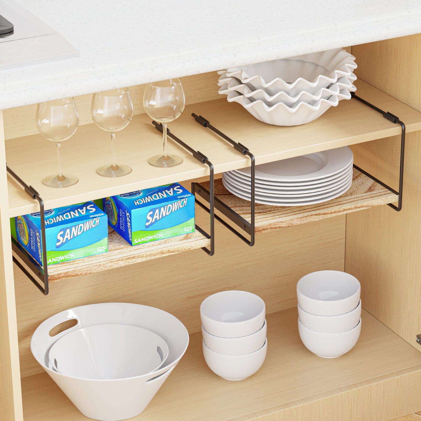Cabinet Shelf Organizers