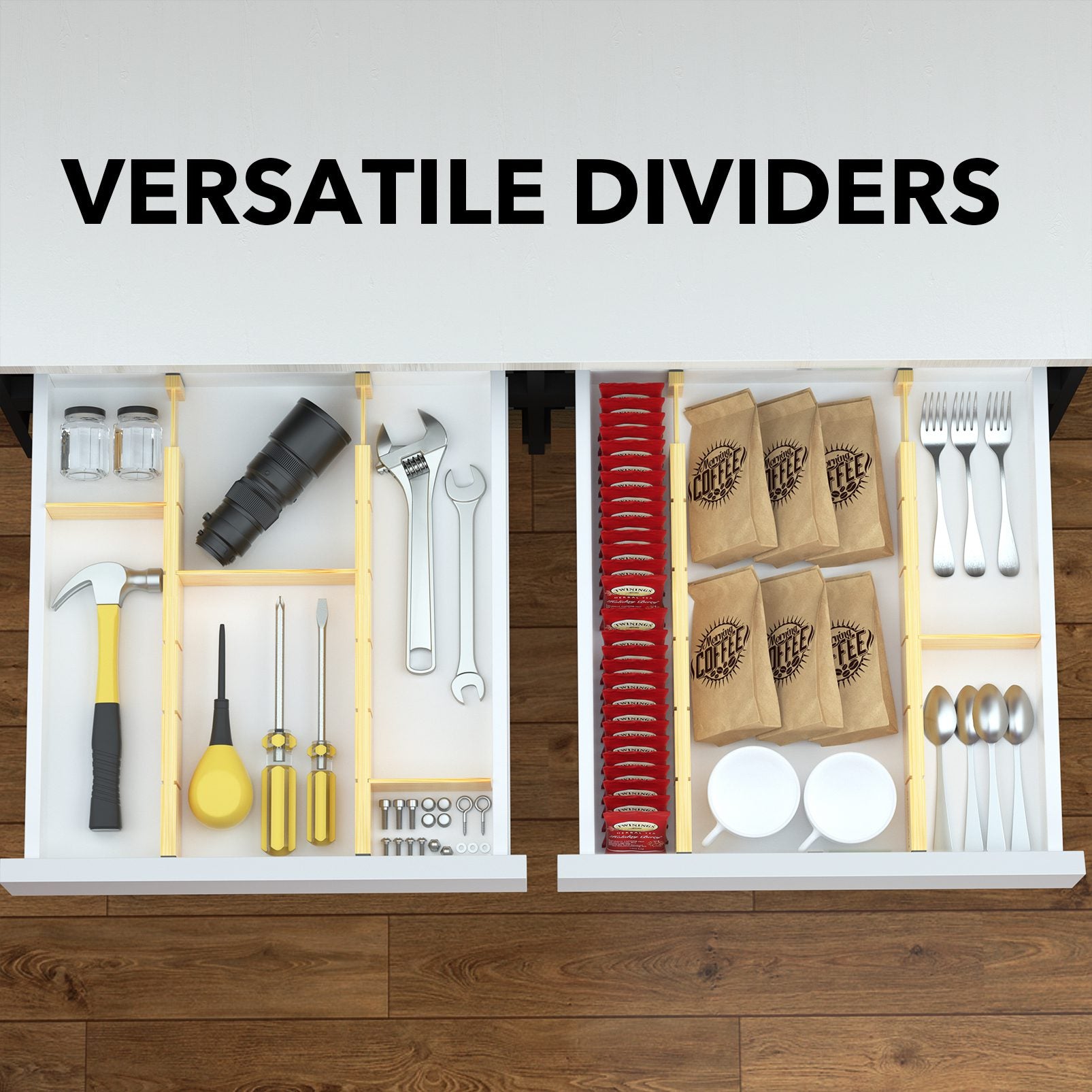 bamboo drawer divider inserts