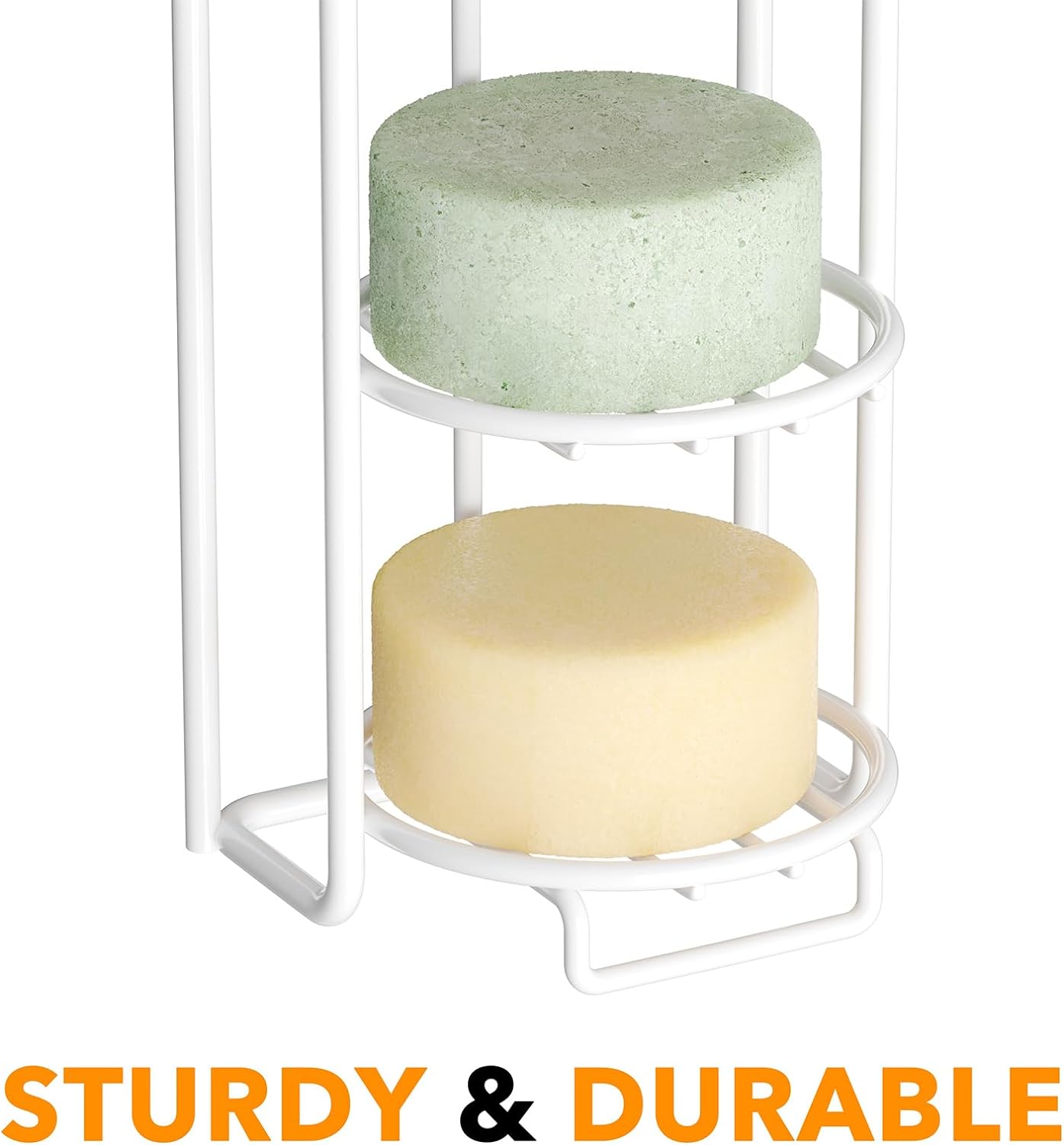 SpaceAid white soap holder 4 tier