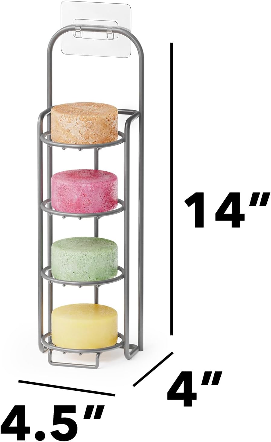 SpaceAid gray soap holder