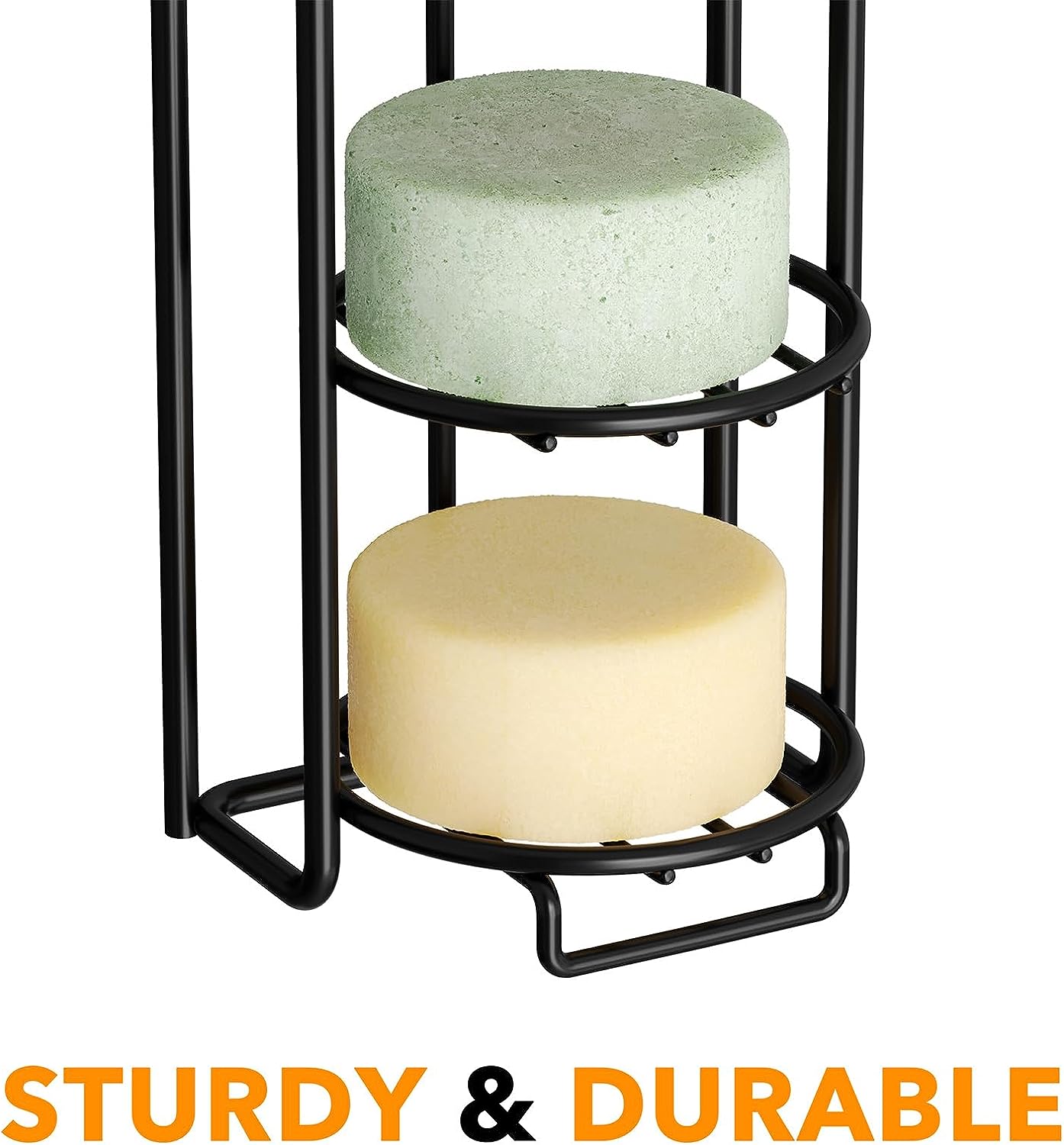 SpaceAid Black Soap Hold 4 tier
