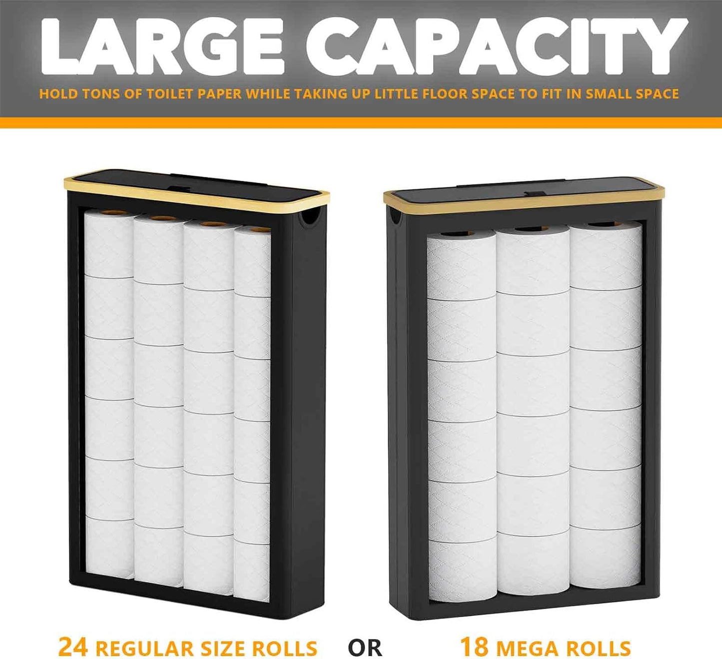 Extra Large Toilet Paper Storage