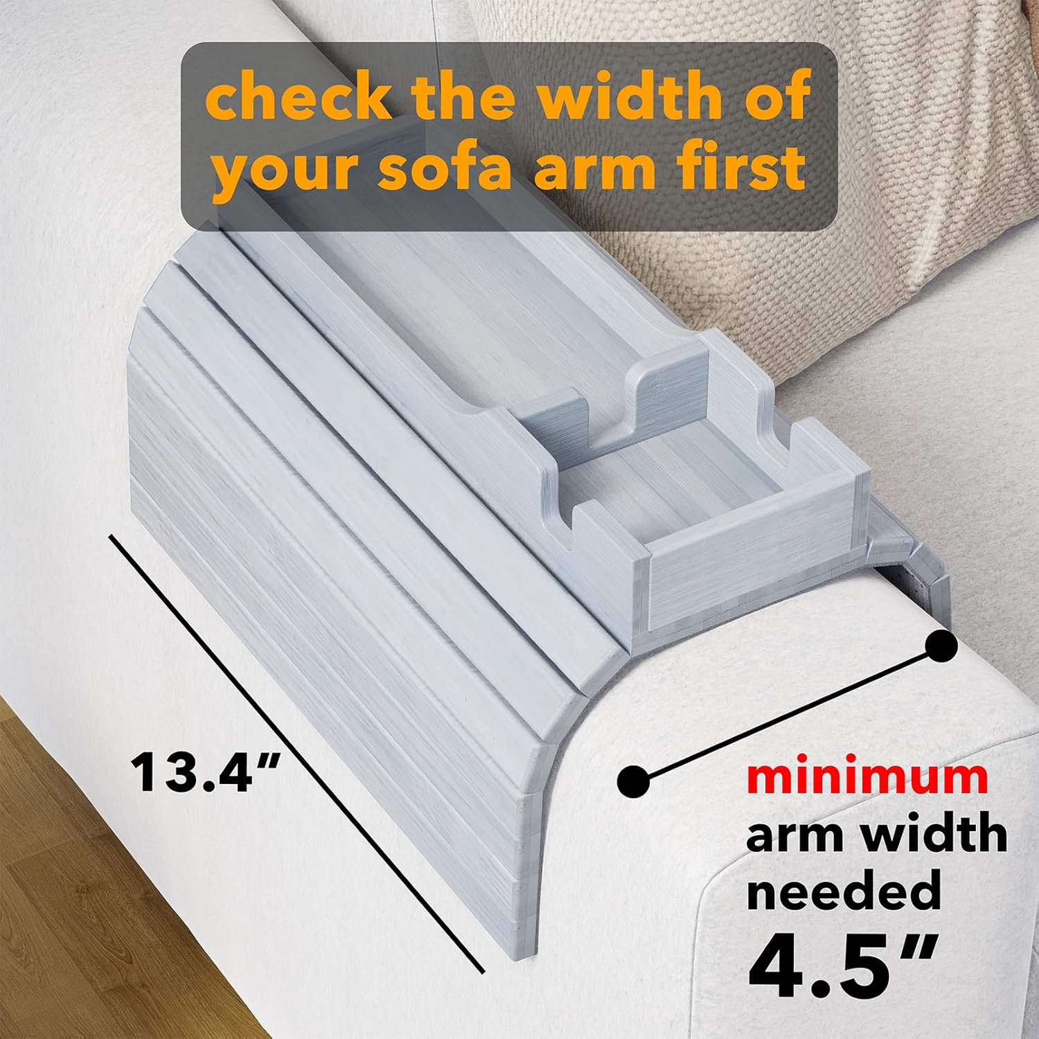 Couch Cup Holder Gray