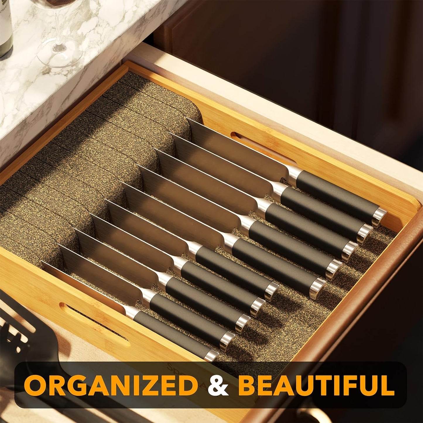 SpaceAid knife drawer organizer