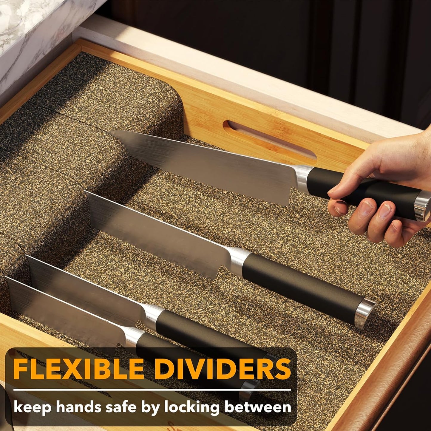 SpaceAid knife drawer organizer
