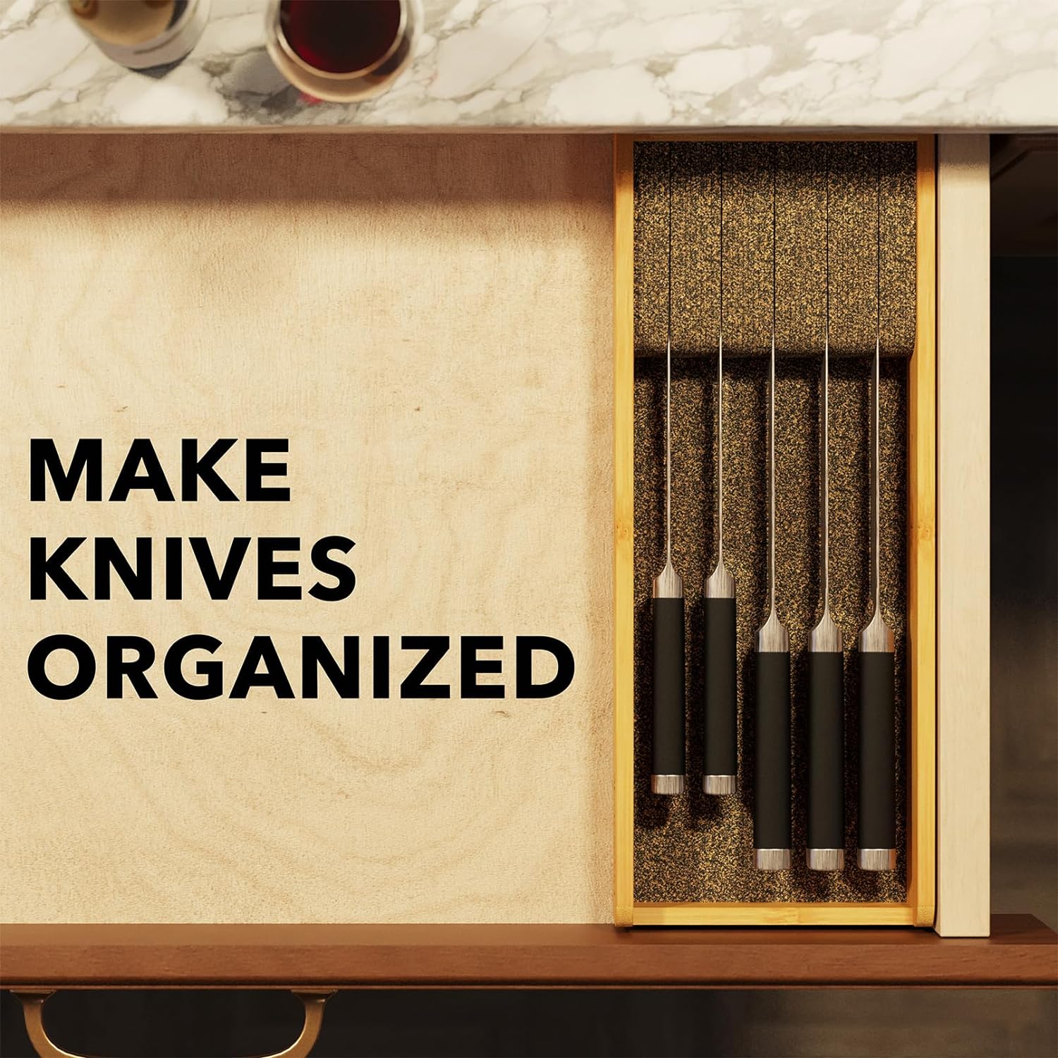 SpaceAid knife drawer organizer
