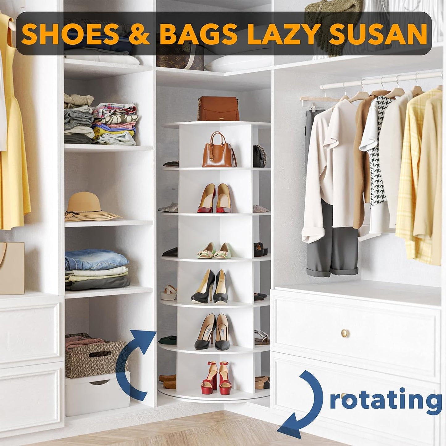 Revolving Shoe Rack