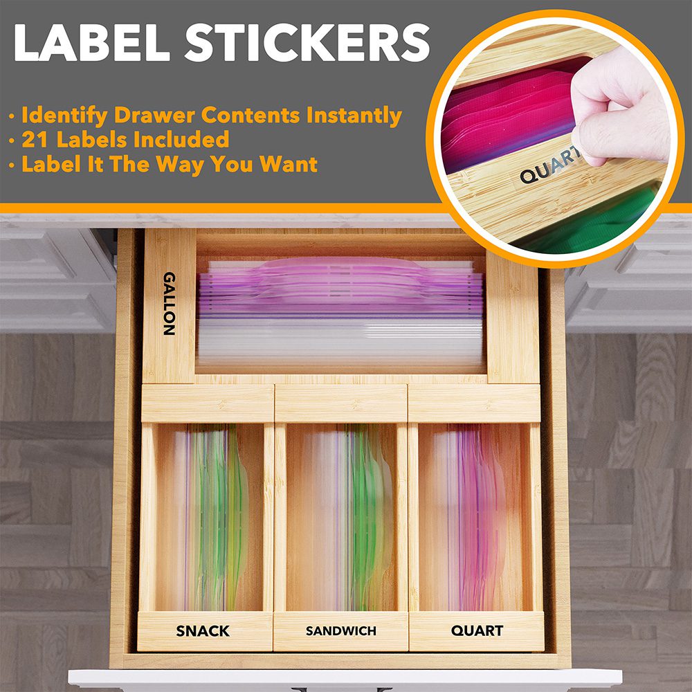 food storage bag organizer