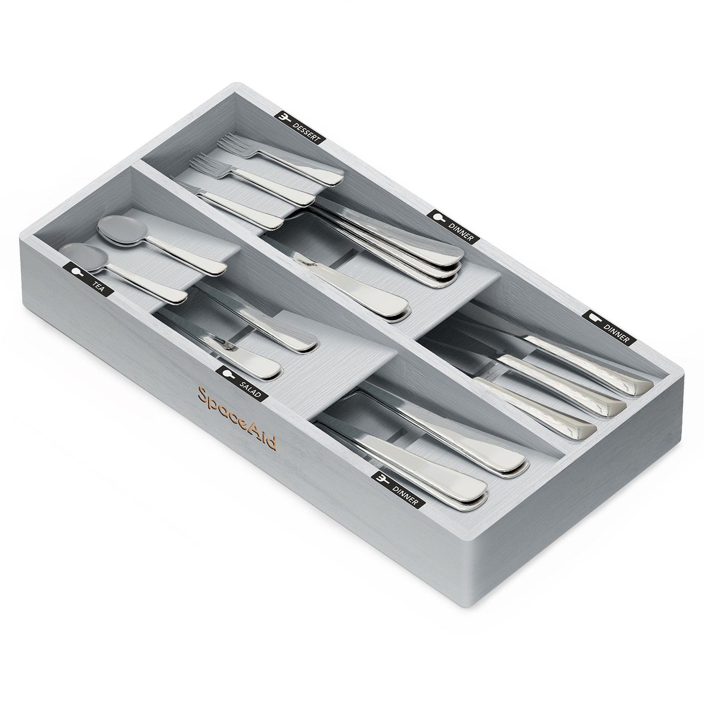 bamboo silverware organizer