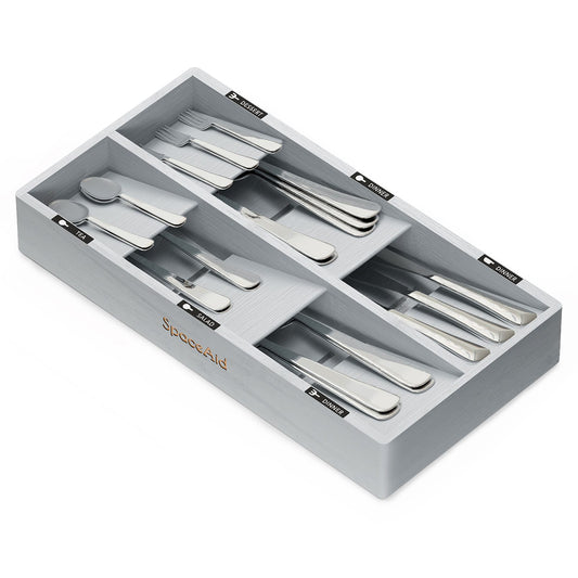 bamboo silverware organizer