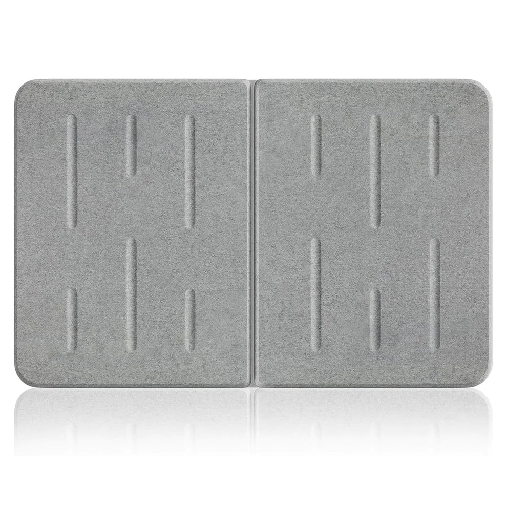 gray stone bath mat