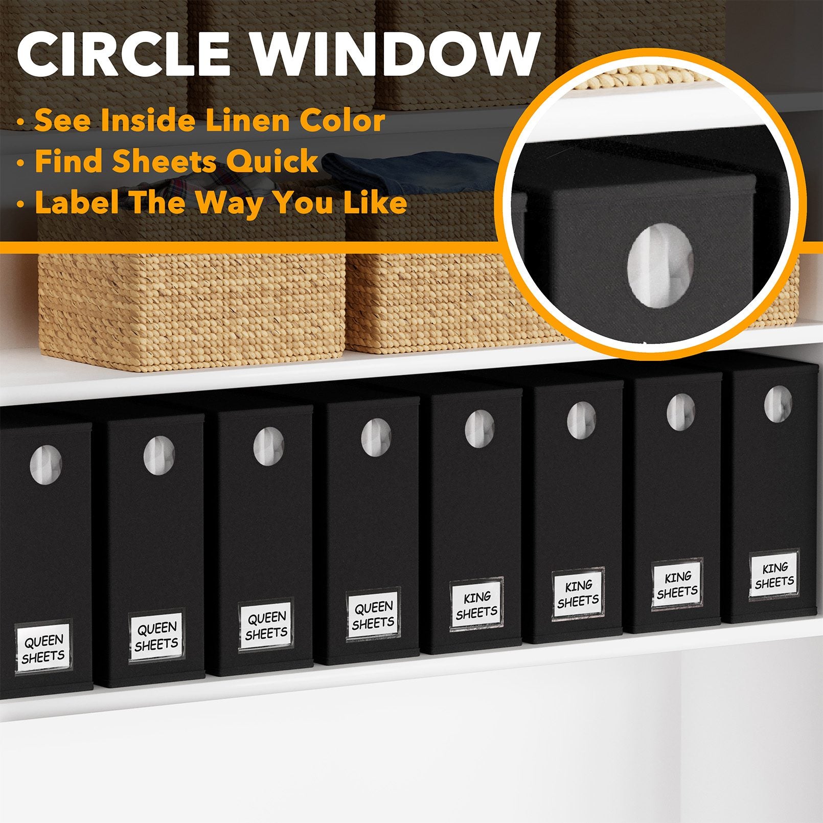 Bed sheet storage organizer