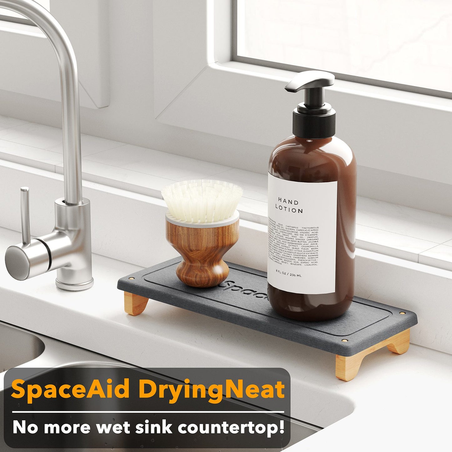 black sink caddy