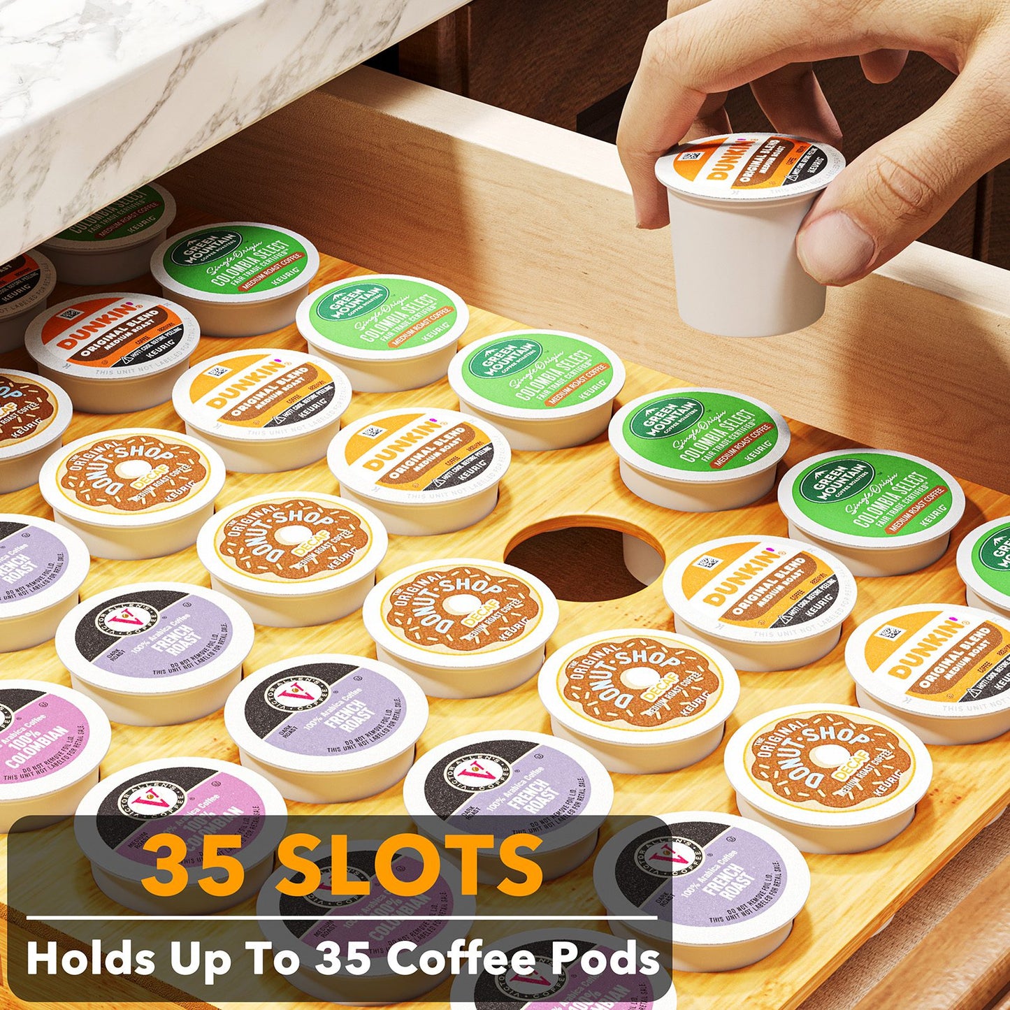 coffee k cup organizer