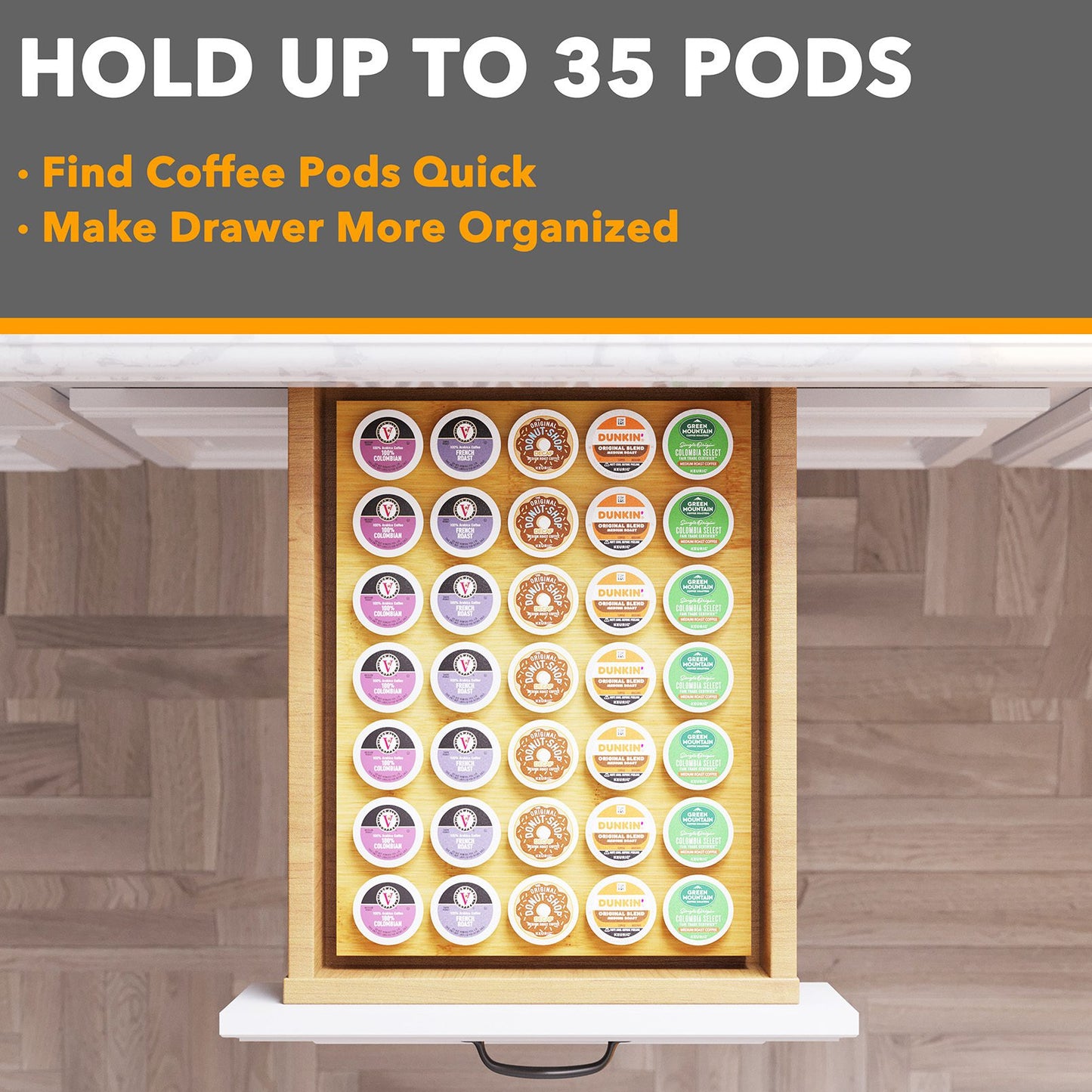 coffee k cup organizer