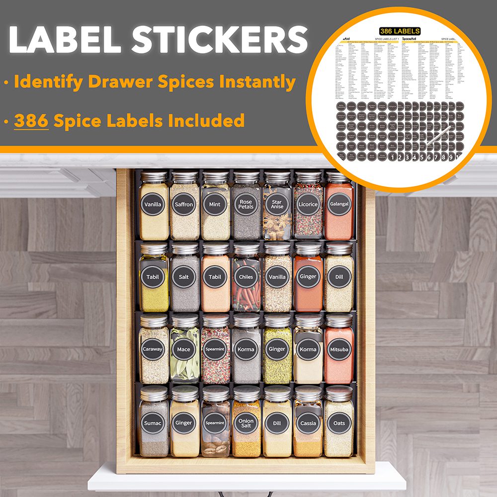 spice rack for drawer