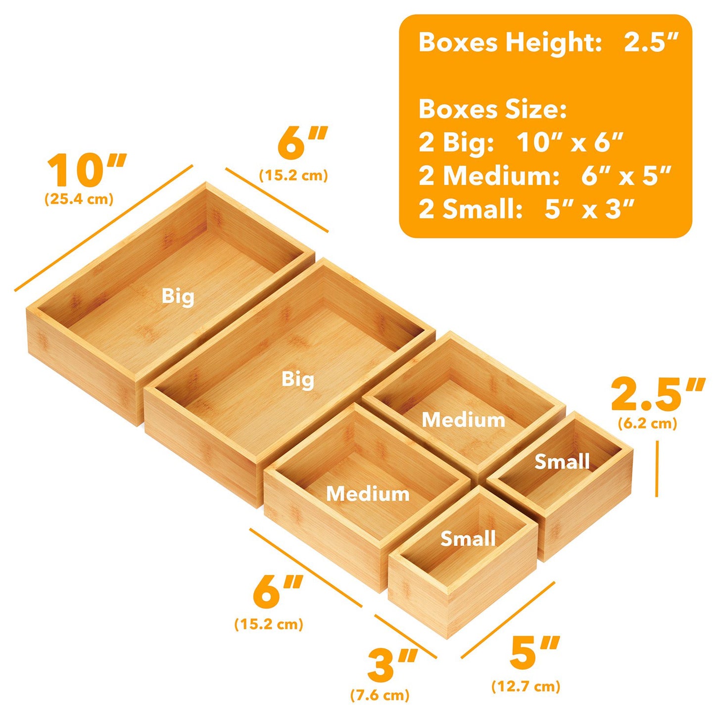 SpaceAid drawer storage box