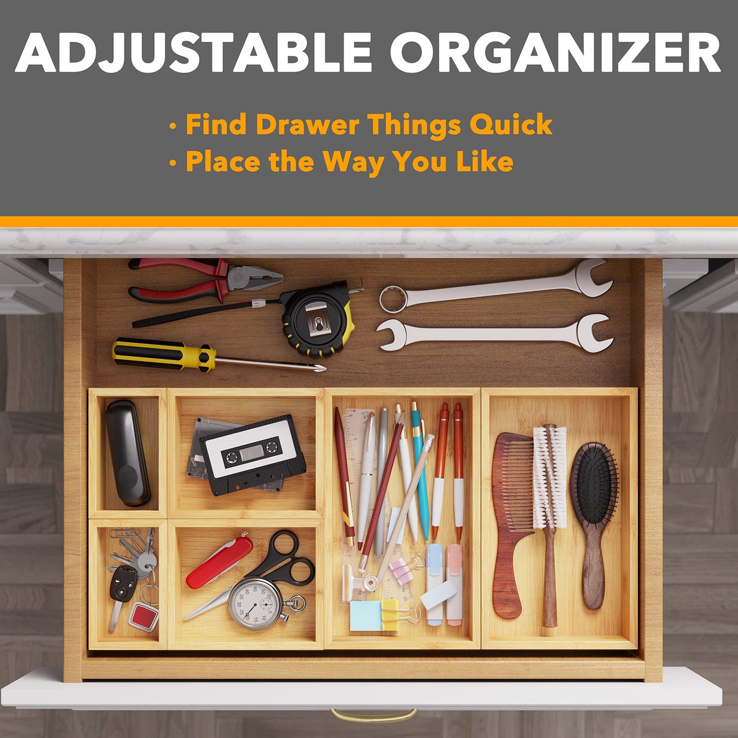SpaceAid drawer storage box
