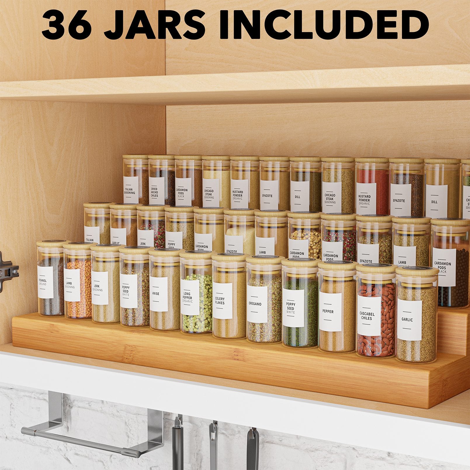 SpaceAid empty spice jars