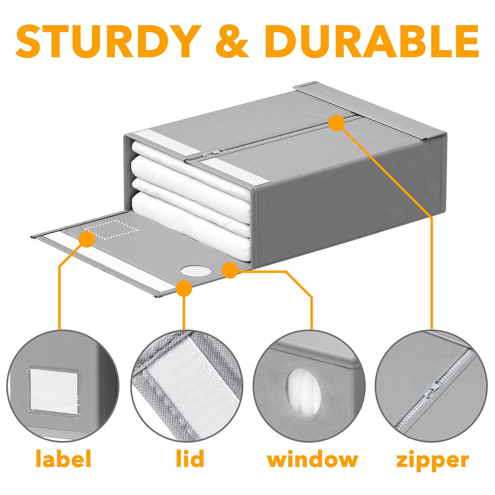 foldable sheet set organizer