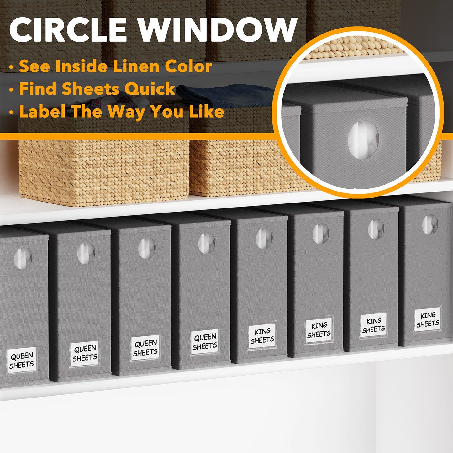 foldable sheet set organizer