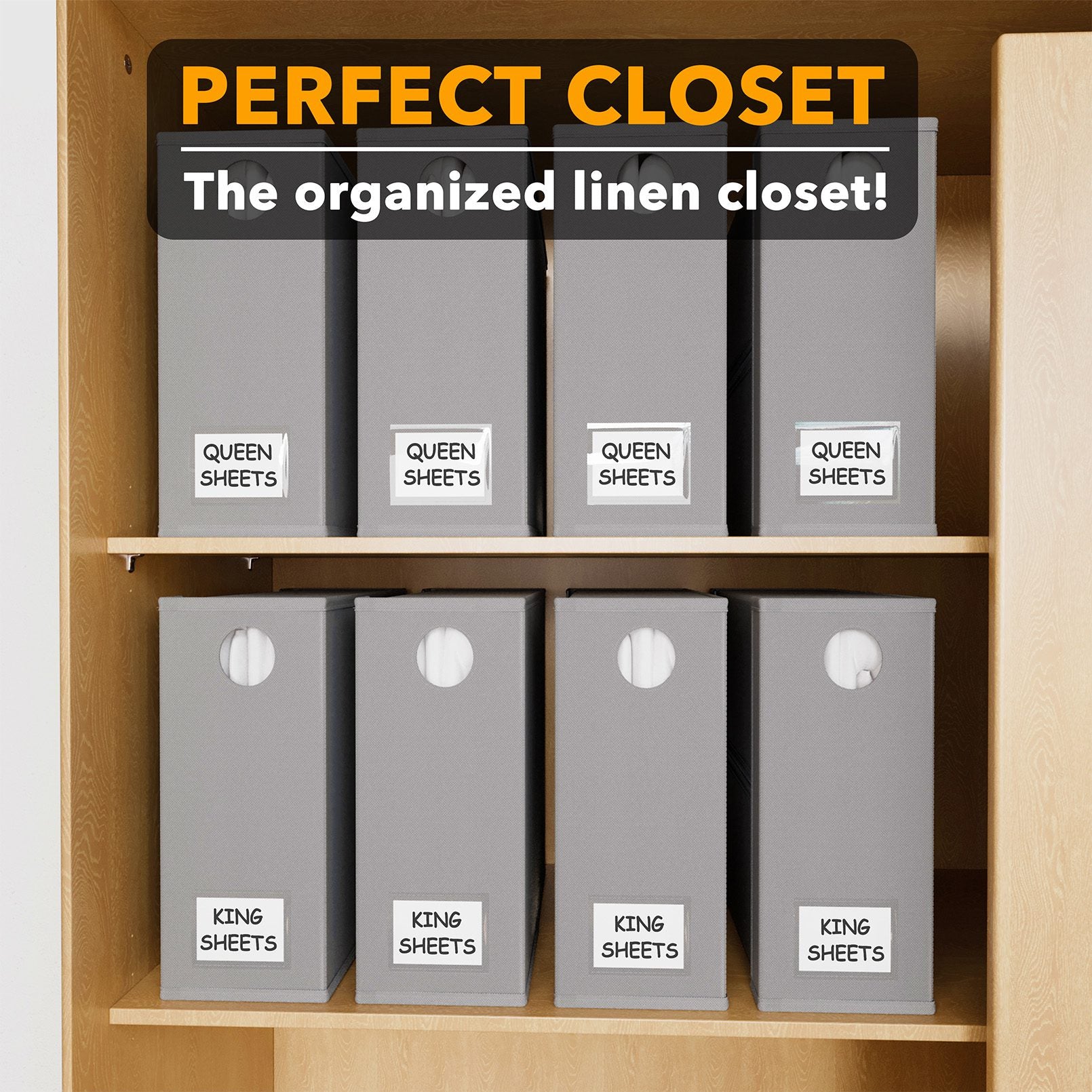 foldable sheet set organizer