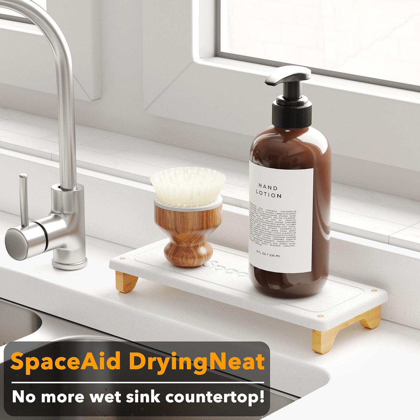 kitchen bathroom sink caddy